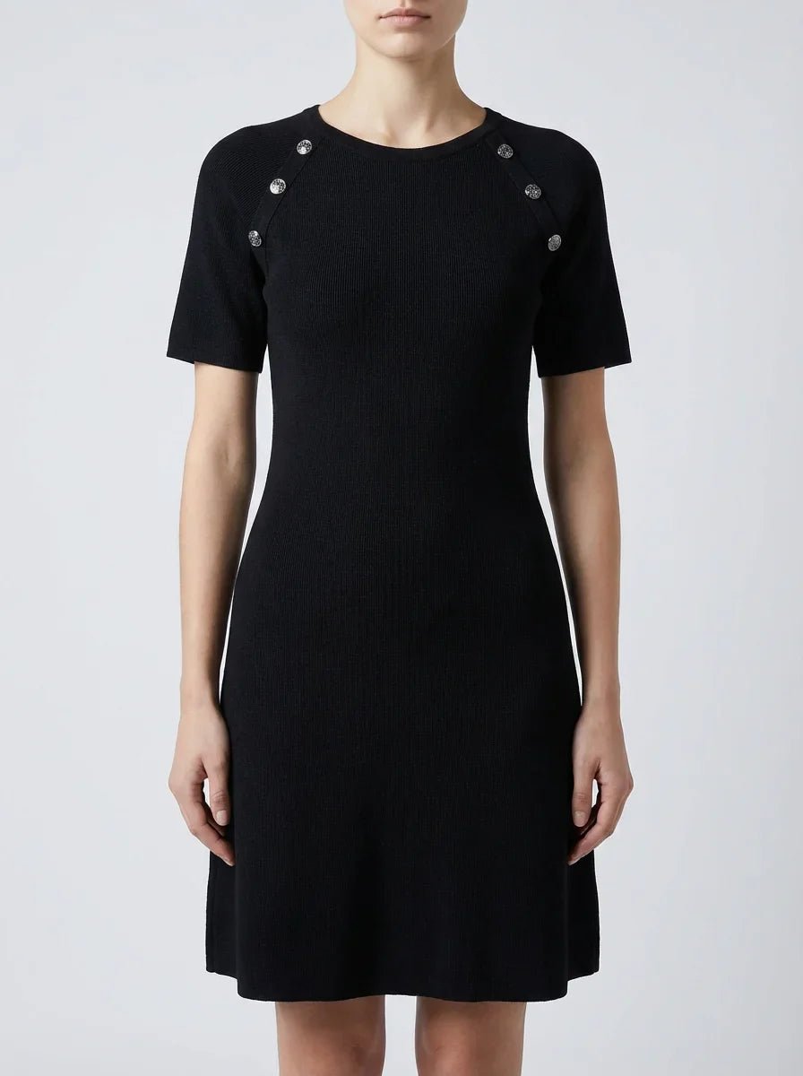 Рокля, Черен Serianno Collection S Roberto Fashion Store One piece SER1501DRSBLKKNIS S