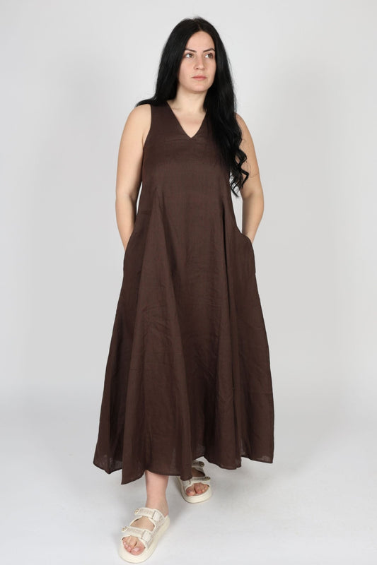 Dress, Brown