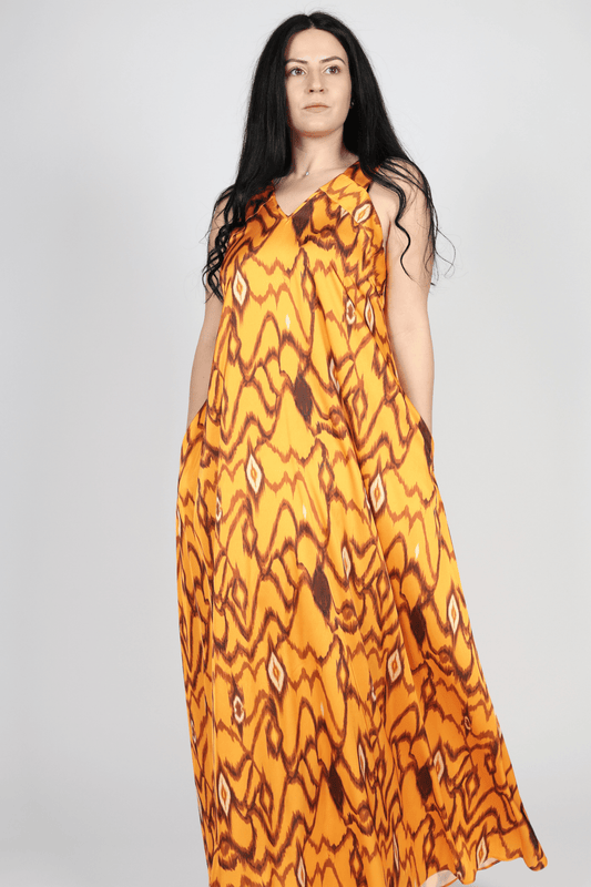 Dress, Orange