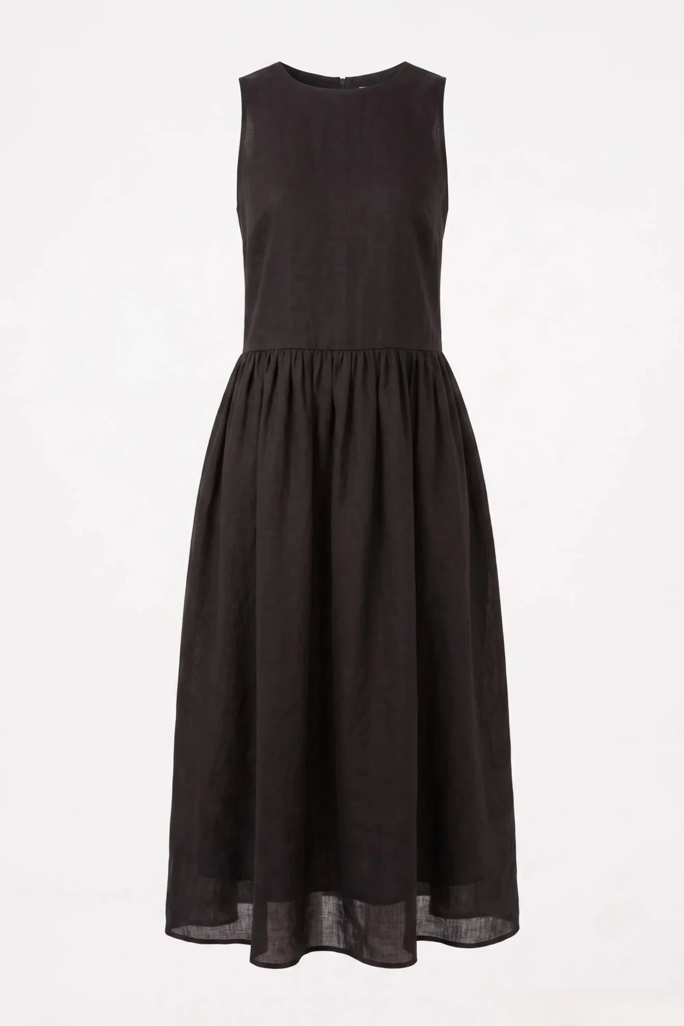 Рокля от рами/корпива Сериано - кафяво Serianno Roberto Fashion Store Dress SER0907DRSBROLNG-S S