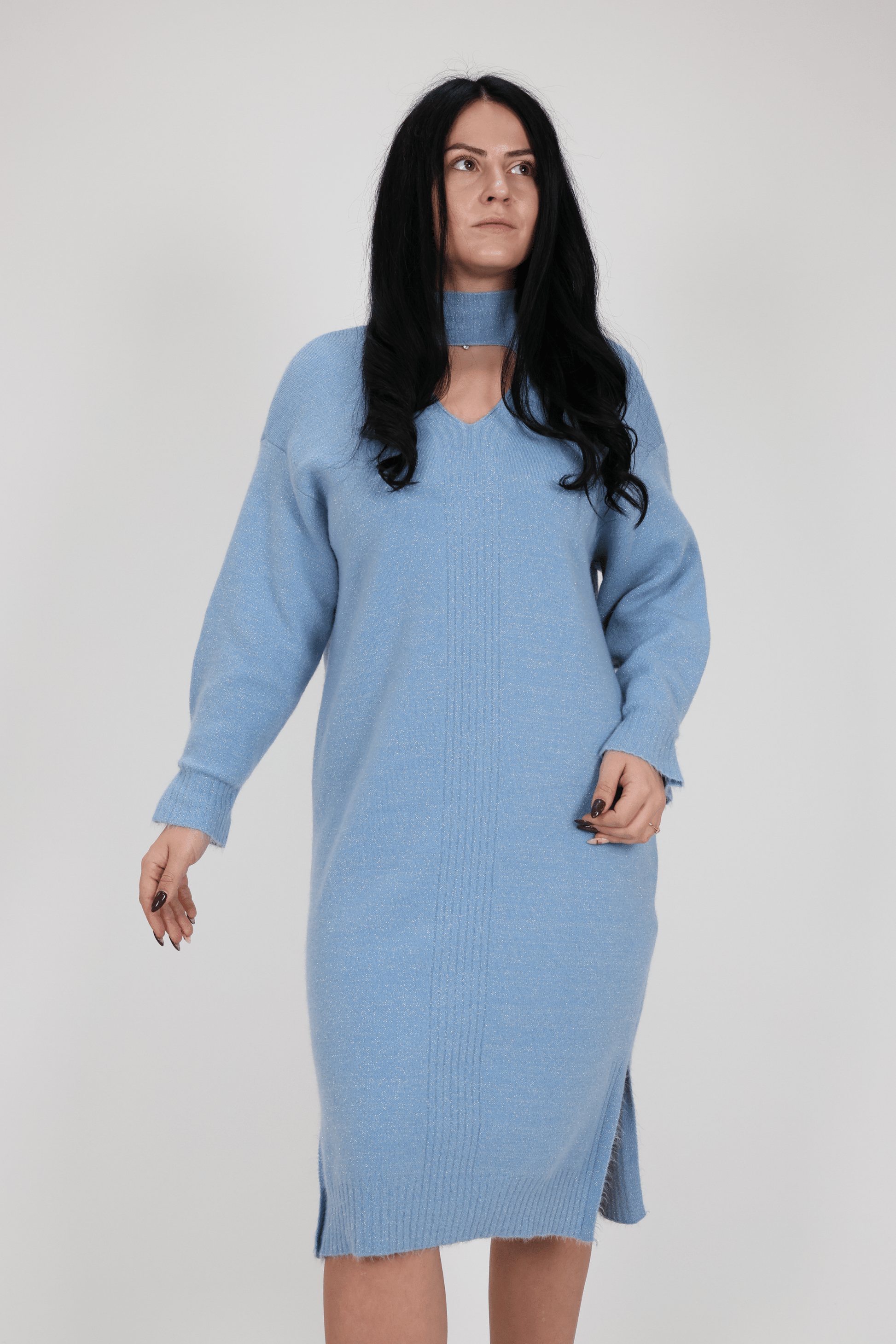 Рокля, Син Roberto Fashion Store Dress 3M4N5O S INTL Blue