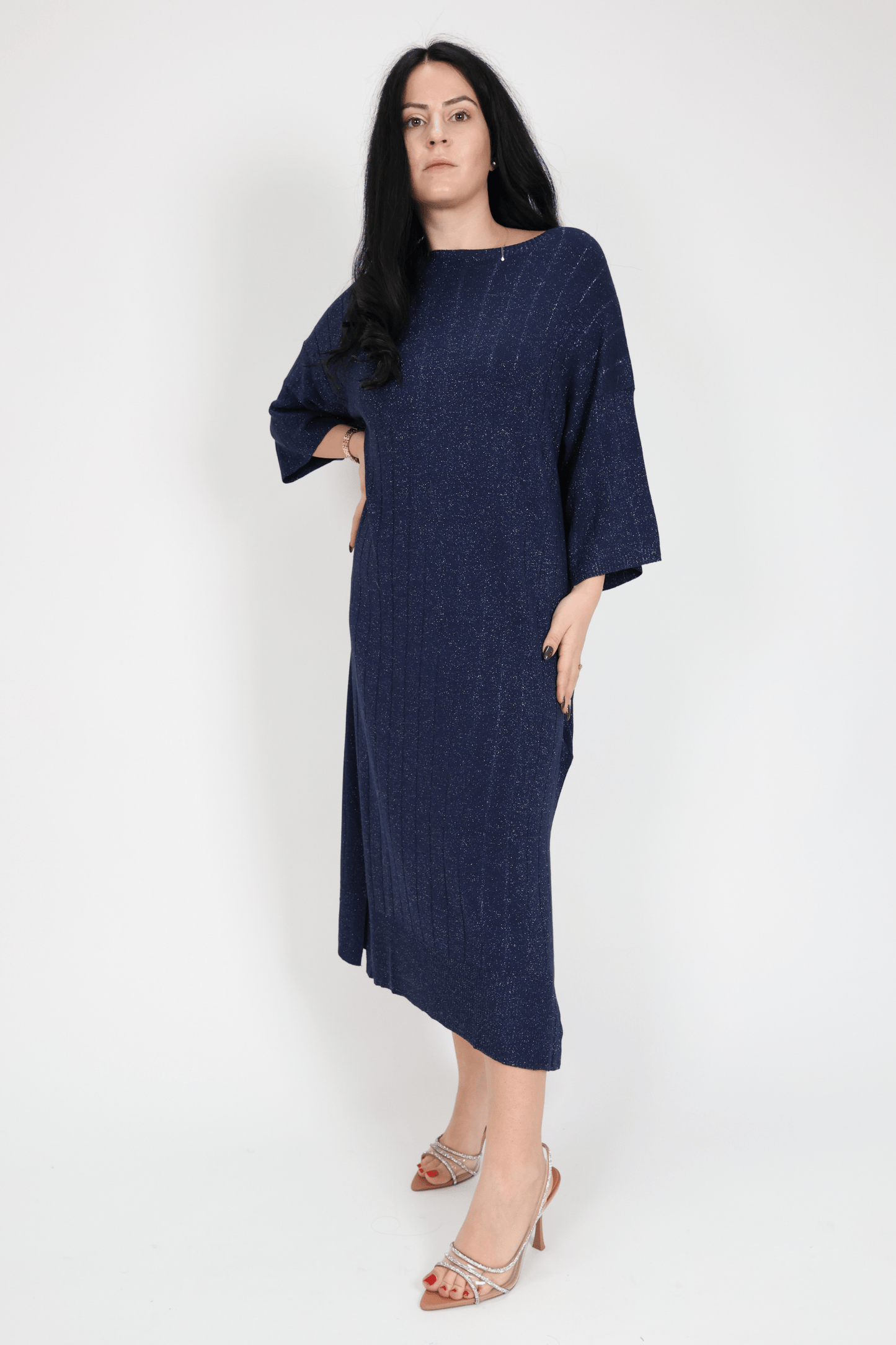 Рокля, Тъмносин Roberto Fashion Store Dress 9S0T1U M INTL Navy