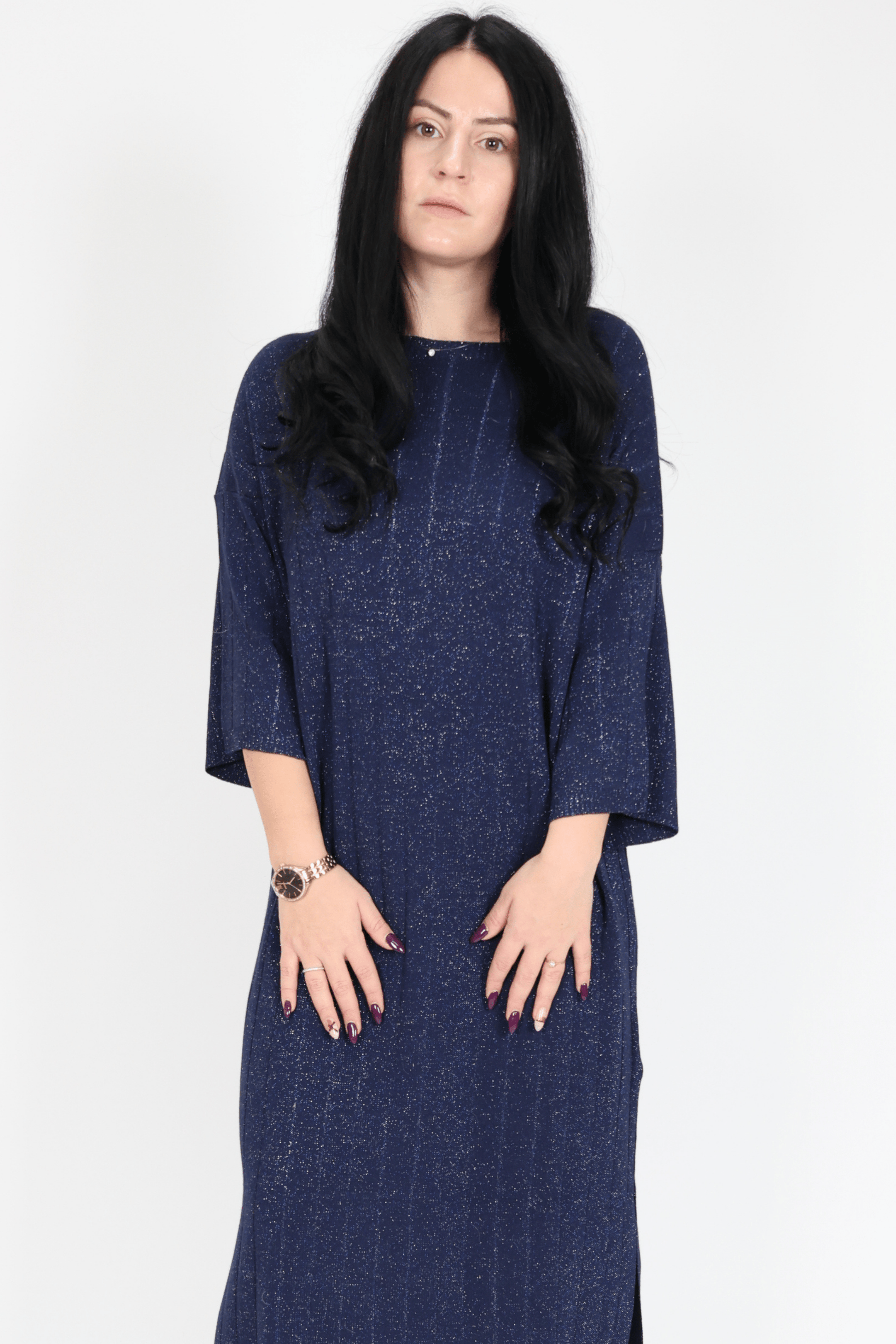 Рокля, Тъмносин Roberto Fashion Store Dress 9S0T1U M INTL Navy