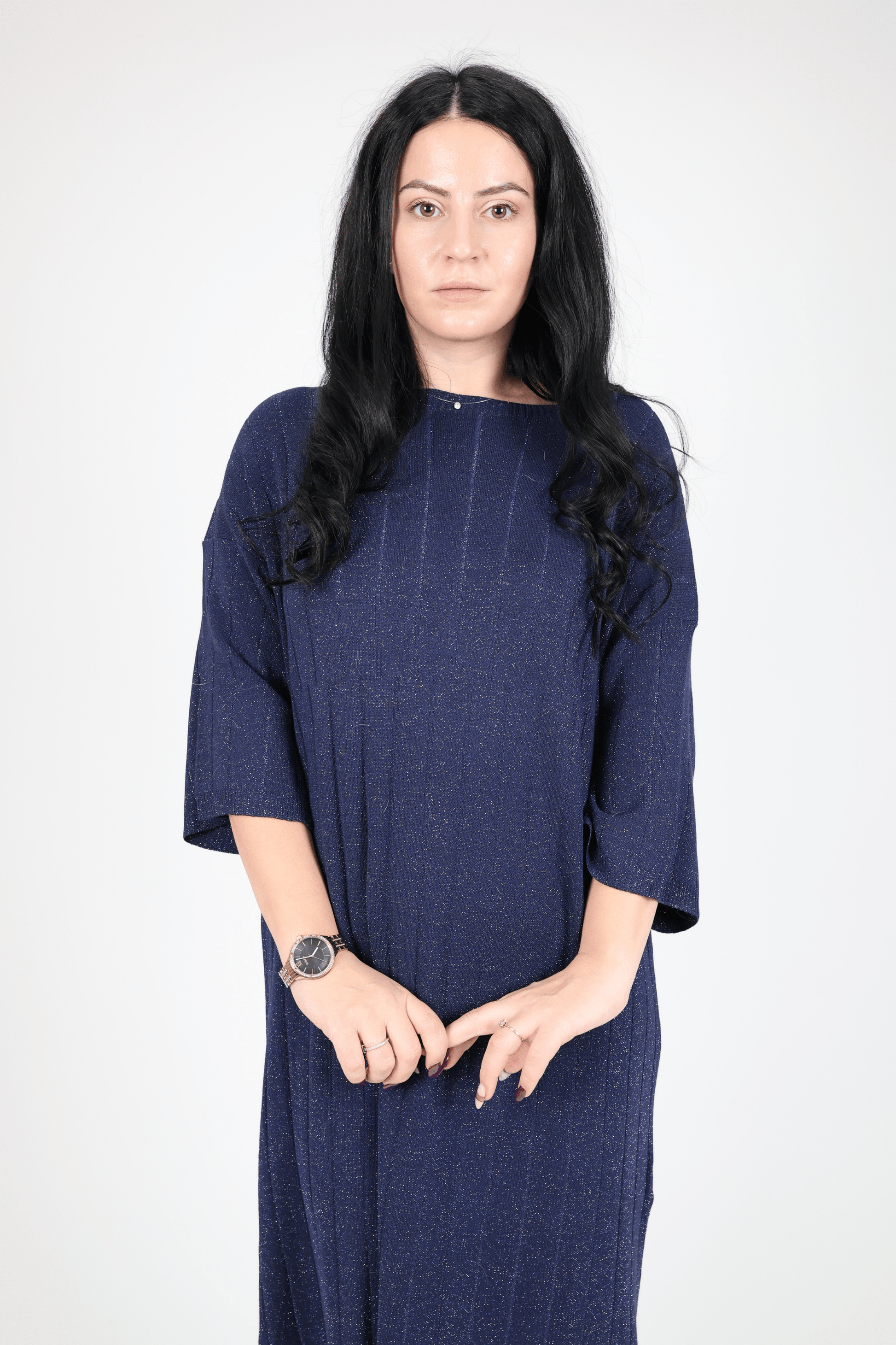 Рокля, Тъмносин Roberto Fashion Store Dress 9S0T1U M INTL Navy