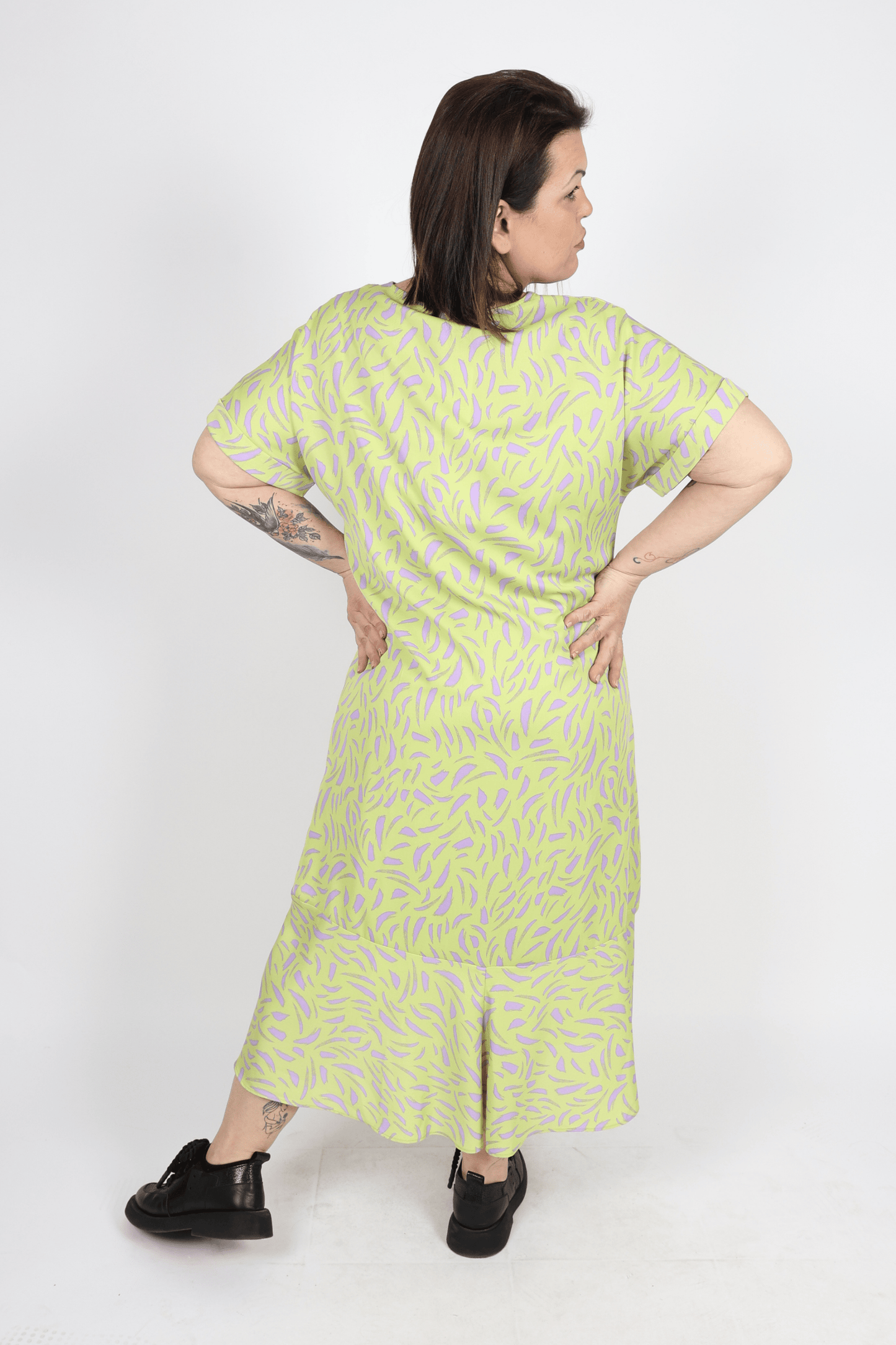 Рокля, Зелен Roberto Fashion Store Dress RBRFDRSSGRN120342 42 EU Green