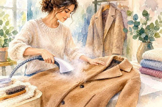 Как се глади вълнено палто без риск за плата - Roberto Fashion Store