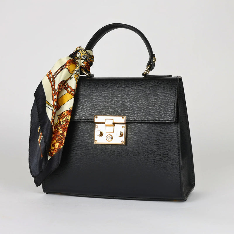 Women's Bag Made of Genuine Leather, Beige