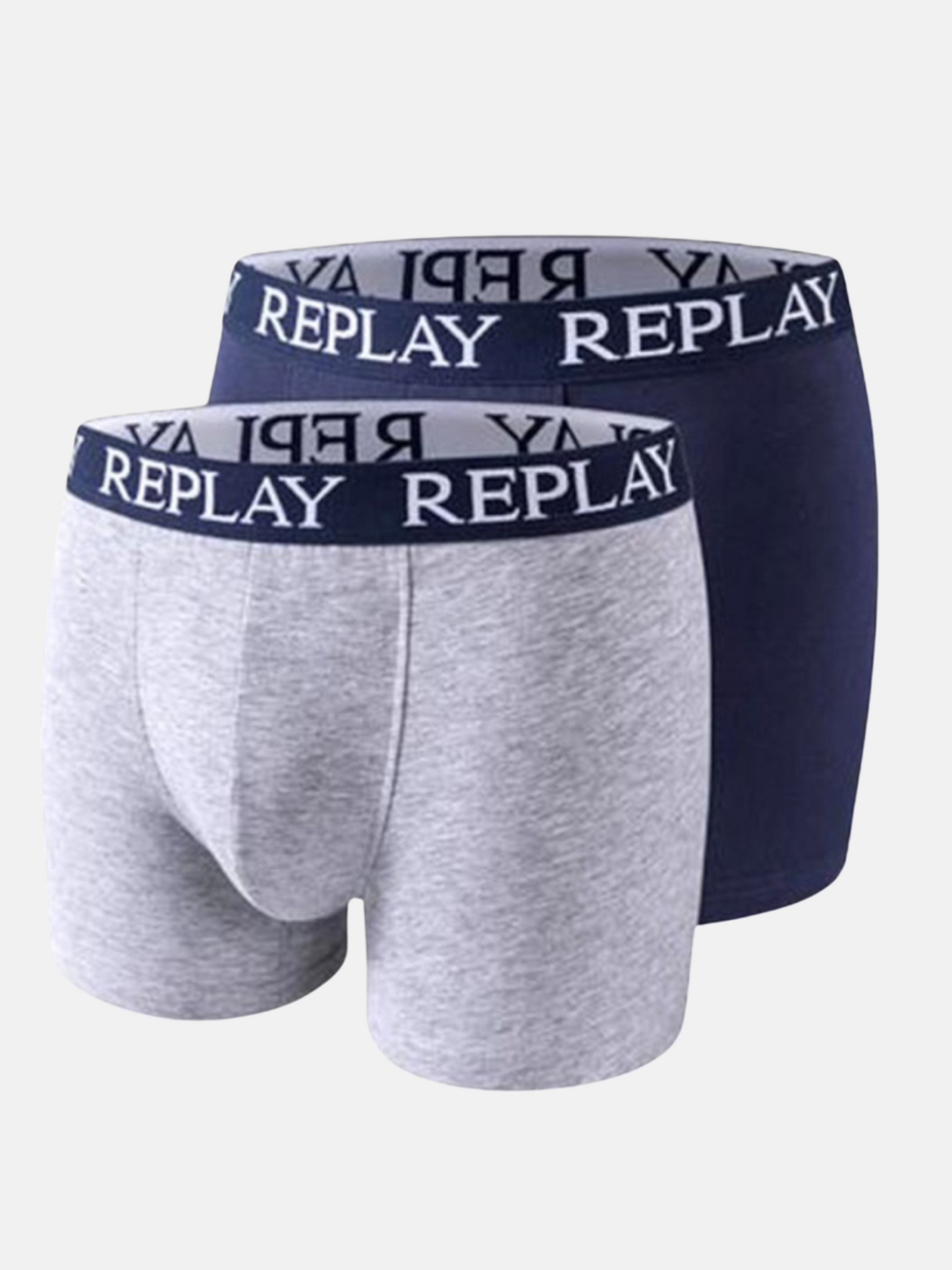 Men's Boxer Briefs Set, Replay, Black, Blue, Navy, Red & Grey