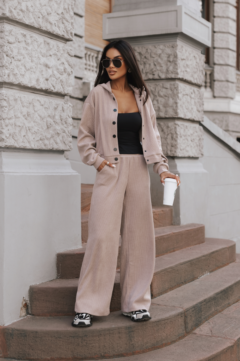 Unisex set BROOKLYN, Fango color