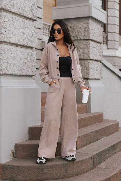 Unisex set BROOKLYN, Fango color