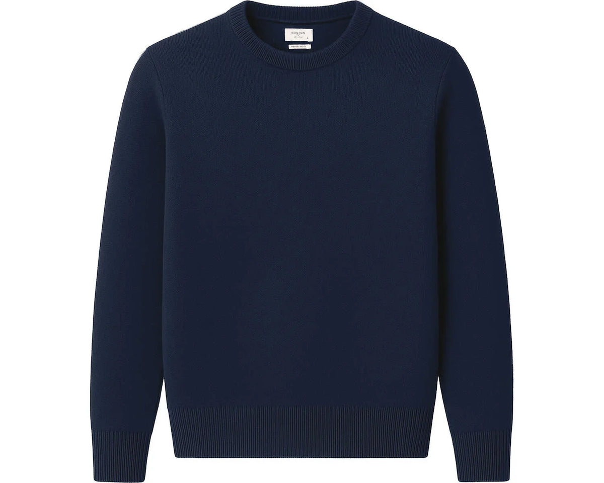 Herrenpullover aus Merinowolle Mayoral Marbella - Dunkelblau