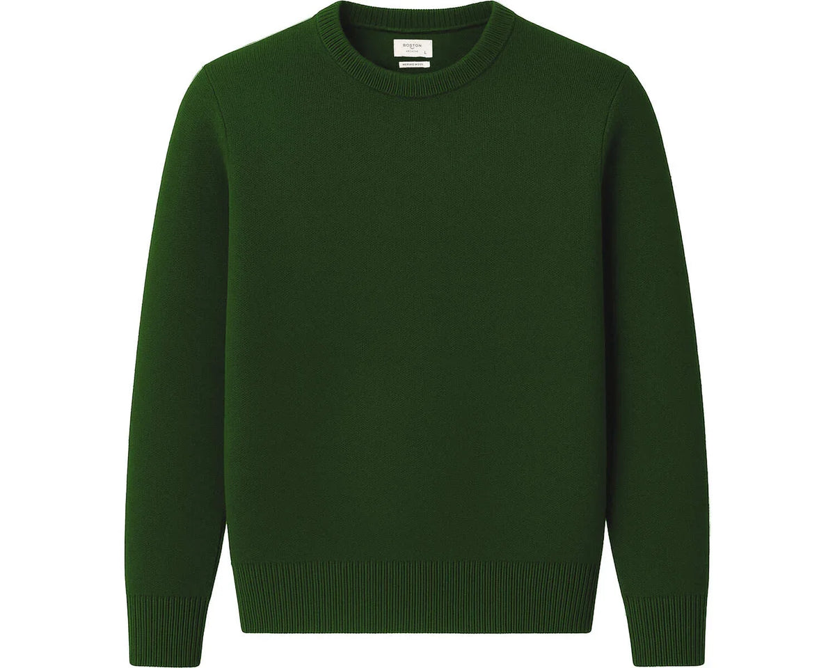 Mayoral Marbella Merino Wool Boys' Sweater - Pine Green