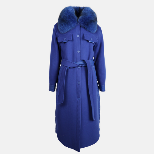 Women's Coat, Roberto Fashion, Blue