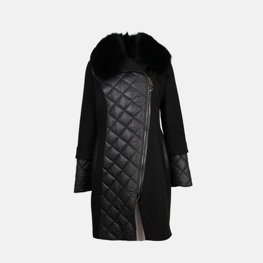 Women's Coat, Roberto Fashion, Black