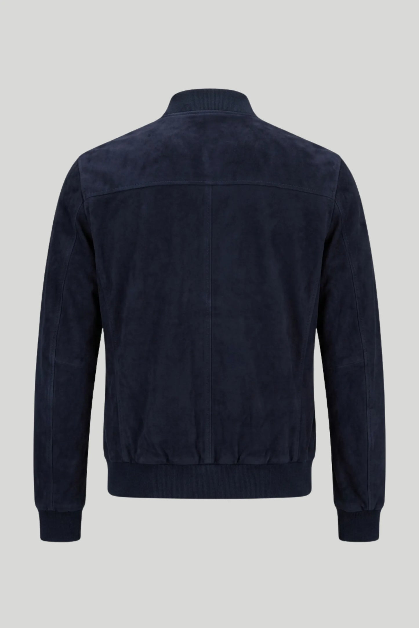 Jachetă bărbătească „Matteo” din piele întoarsă naturală, albastru marin – mărimi XS-2XL