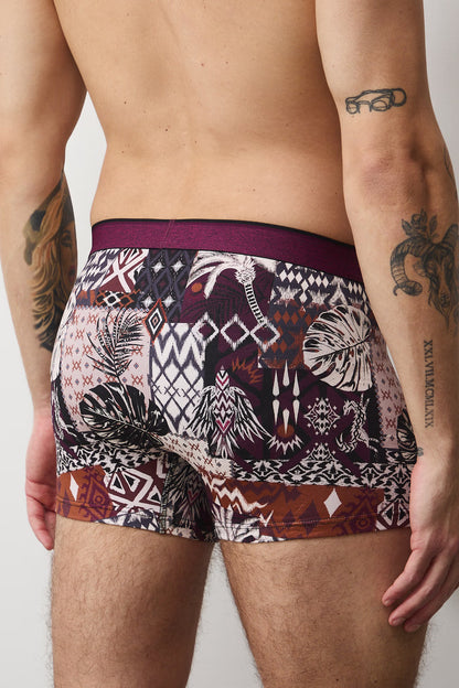 Herren Baumwollboxershorts in Schwarz – Packung mit 2 Stück