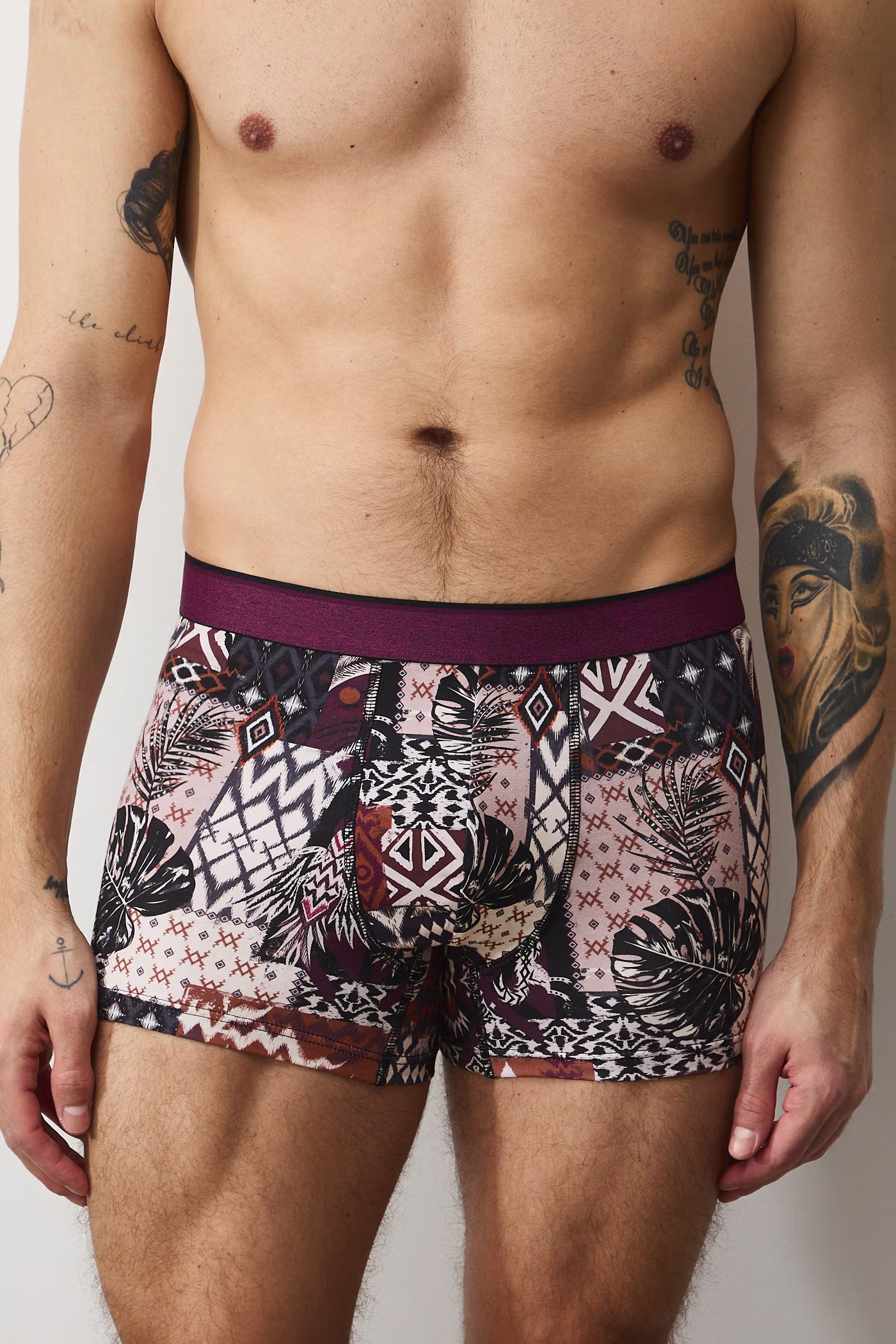 Herren Baumwollboxershorts in Schwarz – Packung mit 2 Stück