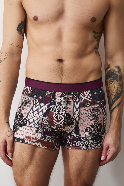 Herren Baumwollboxershorts in Schwarz – Packung mit 2 Stück