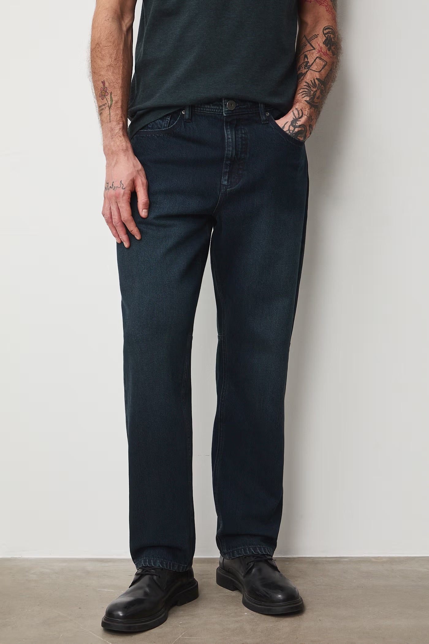 Мъжки дънки тип "Regular Fit" в класически тъмносин цвят