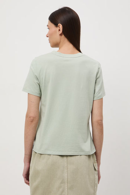 Women's cotton green t-shirt 100% cotton