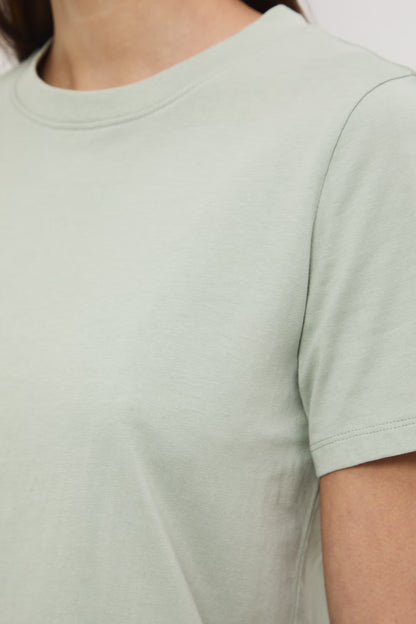 Women's cotton green t-shirt 100% cotton