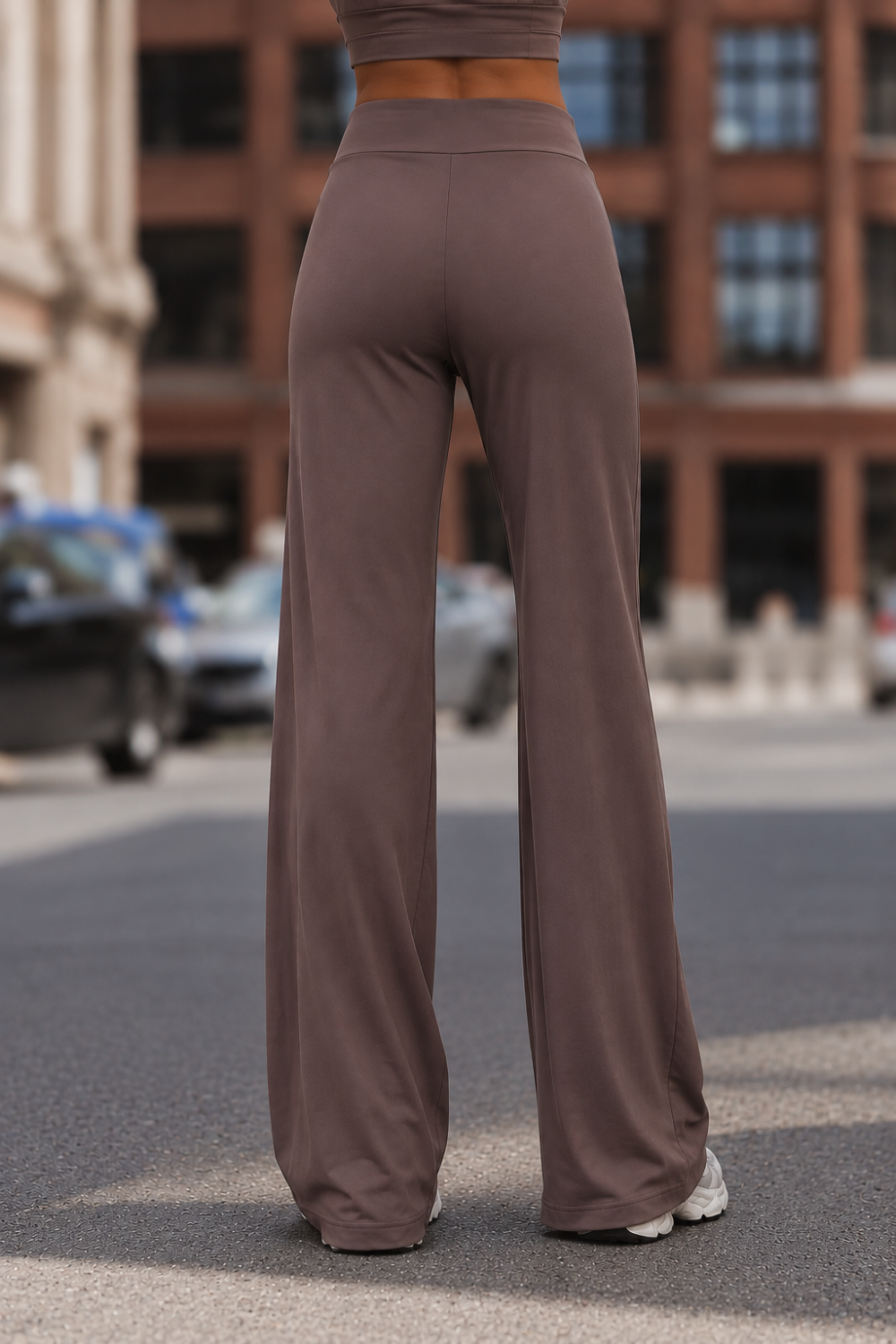 YOGA Fango women's yoga pants – black, elastic, 95% viscose, 5% elastane