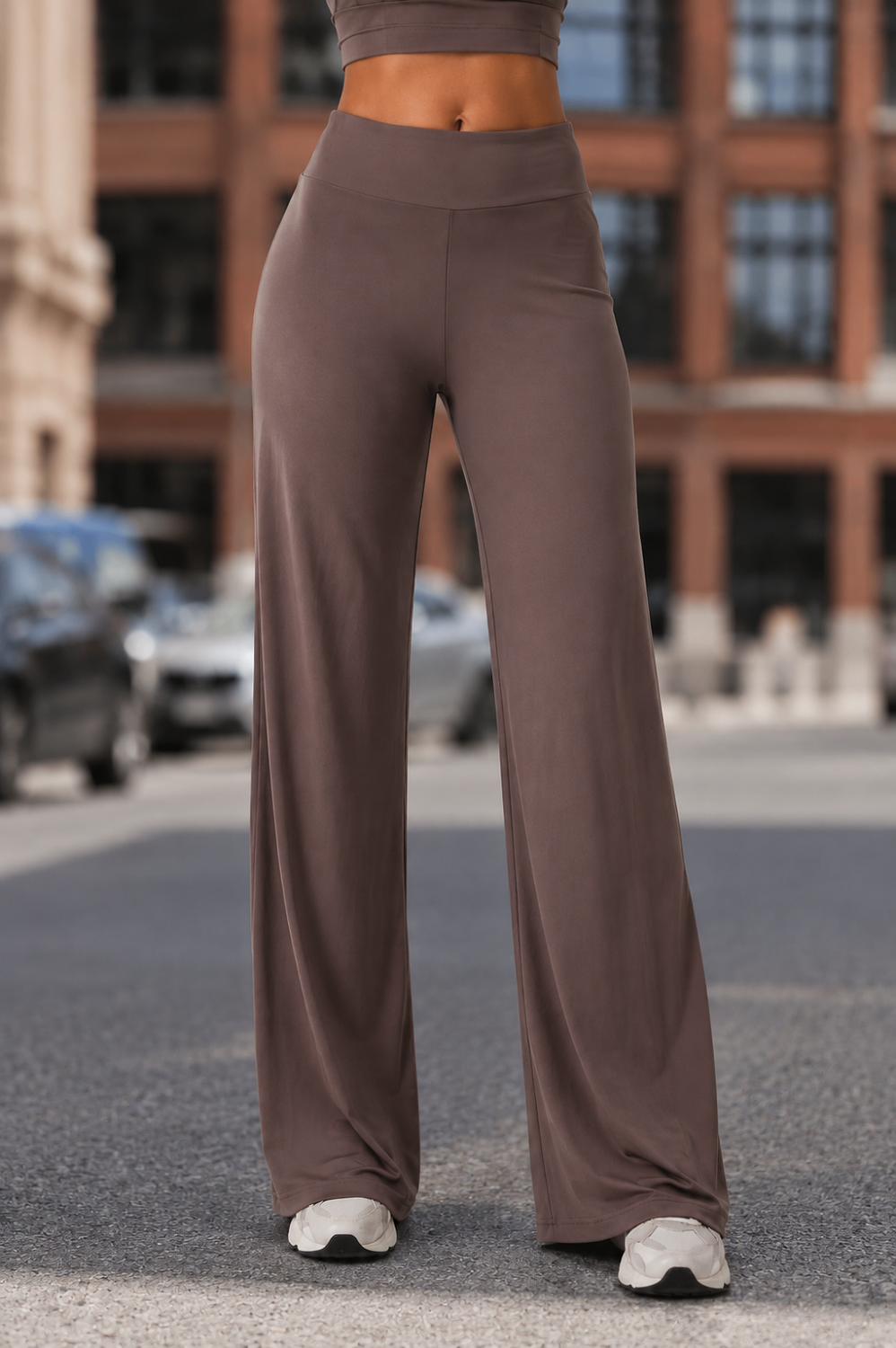 YOGA Fango women's yoga pants – black, elastic, 95% viscose, 5% elastane