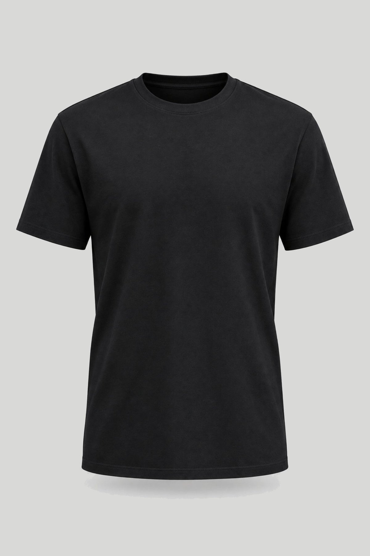 Черна мъжка базова тениска от памук с еластан Medicine Roberto Fashion Store T-shirt RW26-TSM013-99X-S S
