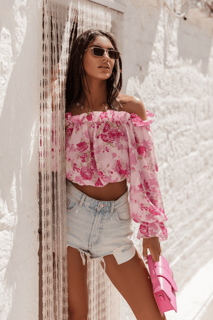 Дамска блуза (Hiszpanka) Mia - Розова Fiora LaBalancia Roberto Fashion Store Set 5907378522170 UNI