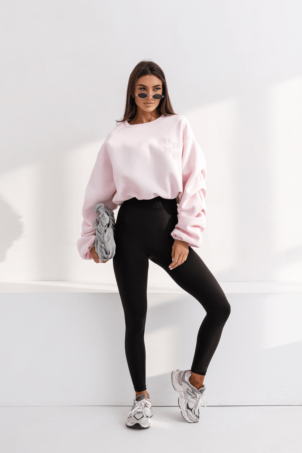 Дамска блуза REMY - светлорозова, памук с еластан, универсален размер LaBalancia Roberto Fashion Store Set 5907378518869 UNI