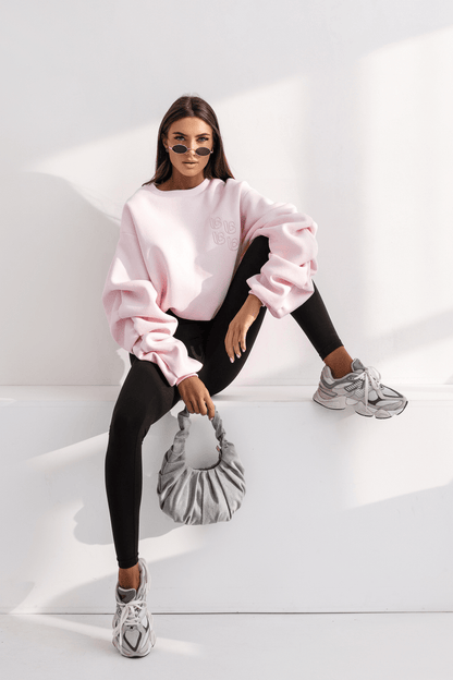 Дамска блуза REMY - светлорозова, памук с еластан, универсален размер LaBalancia Roberto Fashion Store Set 5907378518869 UNI