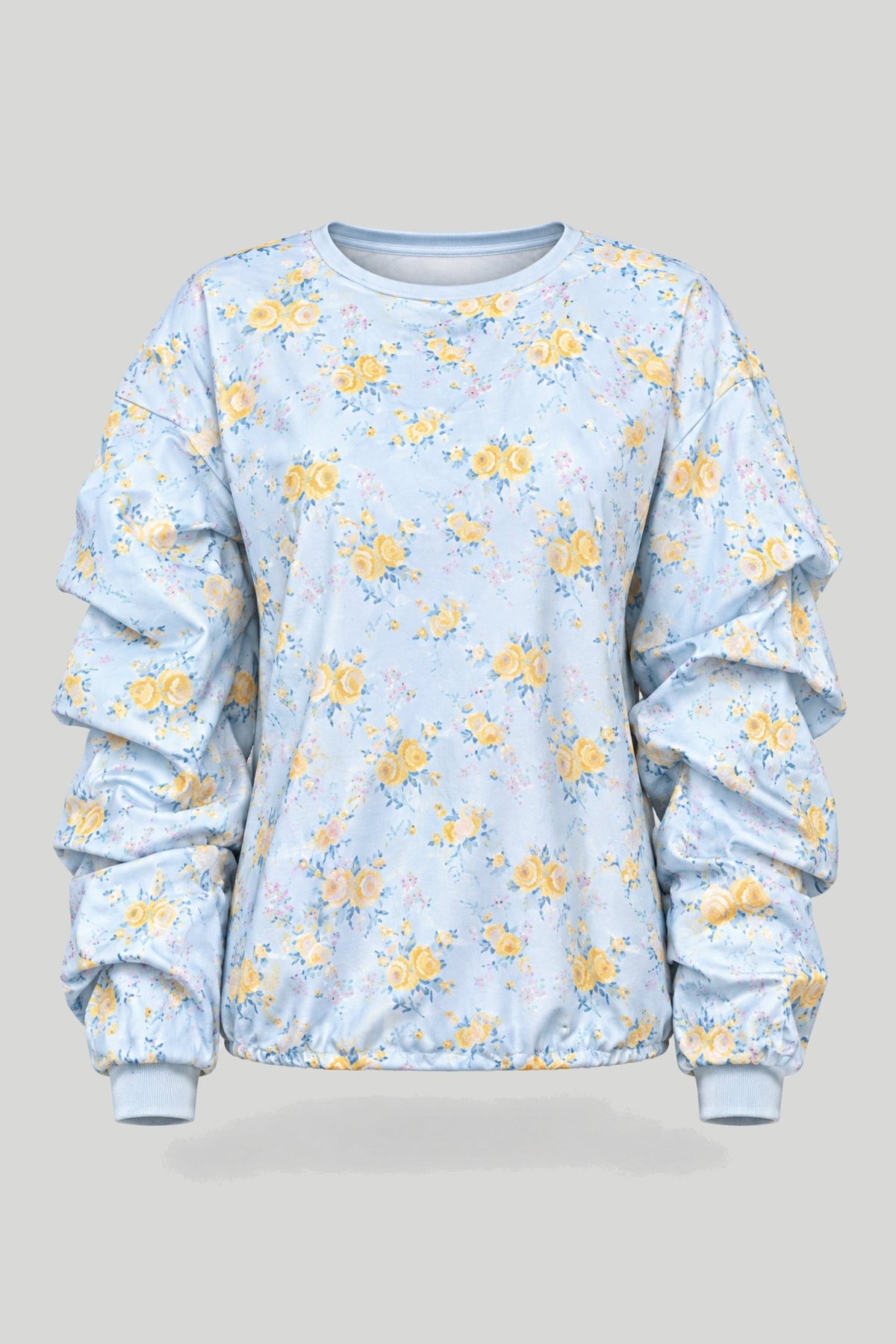 Дамска блуза REMY - Тъмносиня с цветен принт LaBalancia Roberto Fashion Store Shirt 5907378521364 UNI