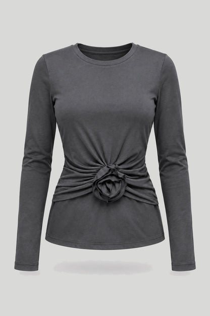 Дамска блуза ROSIE – графит, елегантен модел LaBalancia Roberto Fashion Store Set 5907378526413 XS