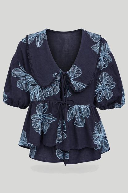 Дамска блуза с къс ръкав "Dalia" Medicine Roberto Fashion Store Shirt RS26-BKD802-59A-M M