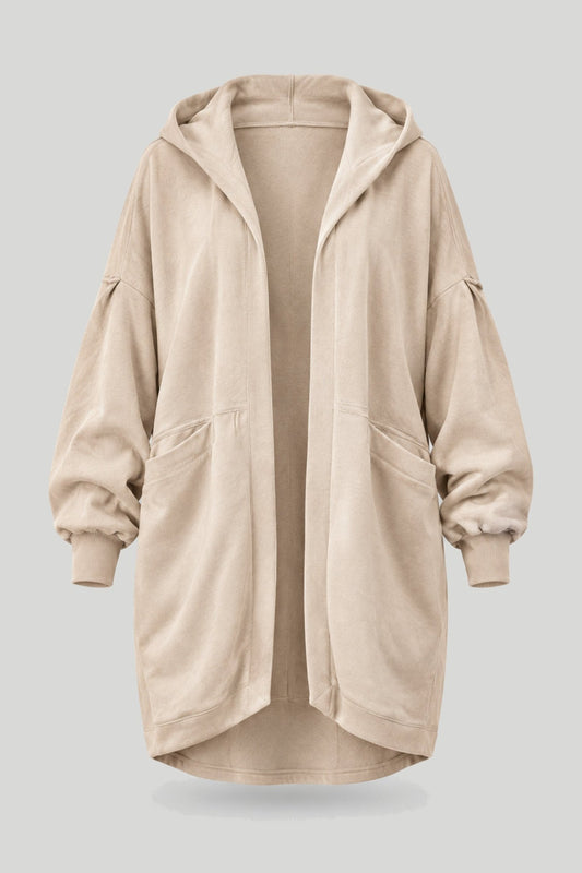 Capa elegante para mujer en color beige – снимка на продукта