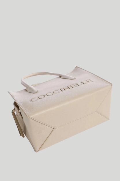 Дамска кожена чанта Coccinelle Myrtha 26, бежова Coccinelle Roberto Fashion Store Bag E1UAK180101-N64-TU One Size
