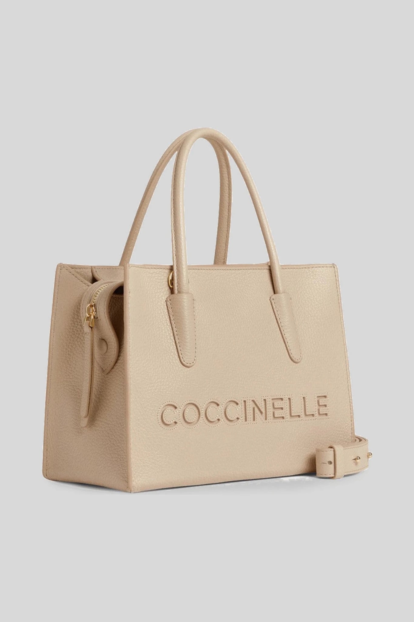 Дамска кожена чанта Coccinelle Myrtha 26, бежова Coccinelle Roberto Fashion Store Bag E1UAK180101-N64-TU One Size