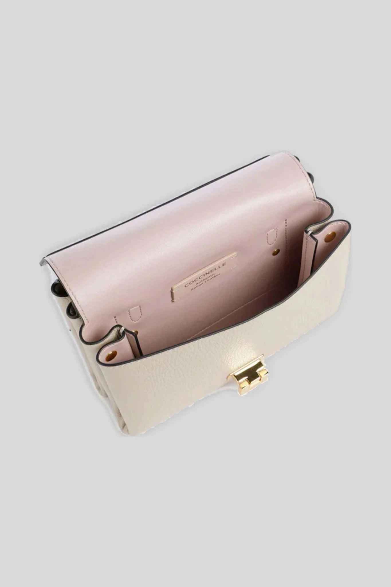 Дамска кожена чанта през рамо Coccinelle Arlettis, бежова Coccinelle Roberto Fashion Store Bag E1MD555B701-N64-TU One Size