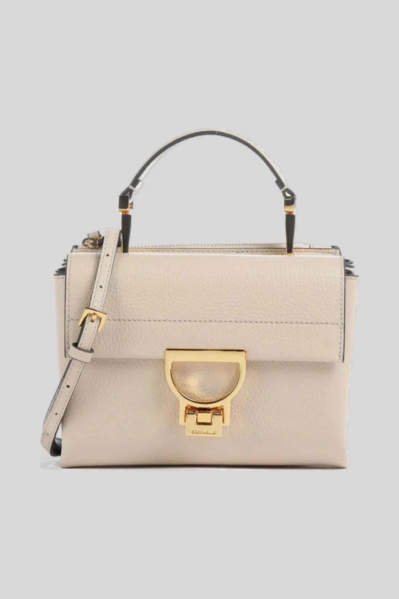 Дамска кожена чанта през рамо Coccinelle Arlettis, бежова Coccinelle Roberto Fashion Store Bag E1MD555B701-N64-TU One Size