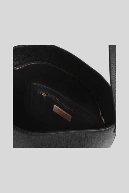Дамска кожена чанта през рамо Coccinelle C-ME Lock, черна Coccinelle Roberto Fashion Store Bag E1U4K130201-001-TU One Size