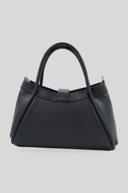 Damska skórzana torba z długimi uchwytami w kolorze czarnym - skóra naturalna Dollaro Roberto&Co Roberto Fashion Store Bag AVI2009BAGBLKTOT One Size INTL