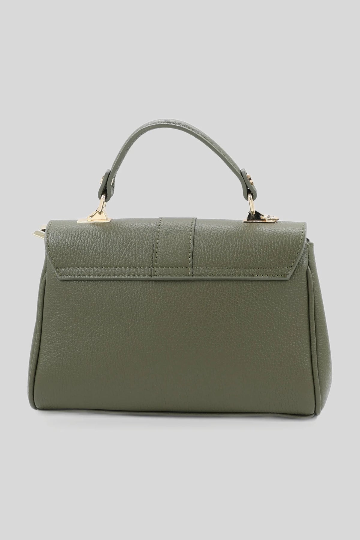 Damska skórzana torebka z górnym uchwytem w kolorze brązowym - skóra naturalna Dollaro Roberto&Co Roberto Fashion Store Bag AVI1509BAGBRWTOP One Size INTL