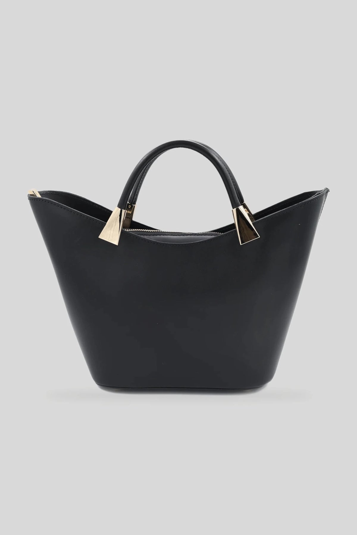 Damska skórzana torba typu shopper w kolorze czarnym - skóra naturalna Ruga Roberto&Co Roberto Fashion Store Bag AVI2309BAGBLKTOT One Size INTL