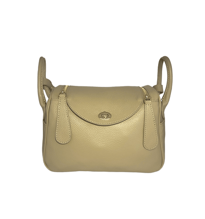 Damen-Lederschultertasche in Beige - Echtleder Dollaro Roberto&Co Roberto Fashion Store Bag AVI1109BAGBEICRS One Size INTL