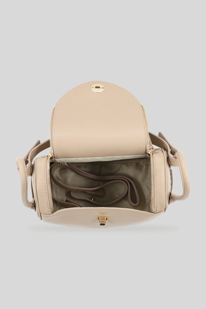 Damen-Lederschultertasche in Beige - Echtleder Dollaro Roberto&Co Roberto Fashion Store Bag AVI1109BAGBEICRS One Size INTL
