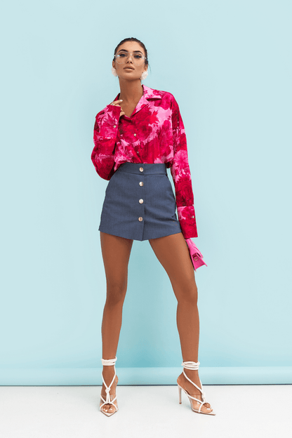 Дамска сатенена риза MADDIE – Вери Пинк (Very Pink) LaBalancia Roberto Fashion Store Set 5907378517985 S