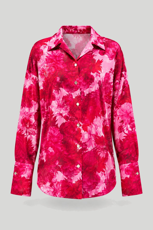 Damen-Satinbluse MADDIE – Very Pink – снимка на продукта