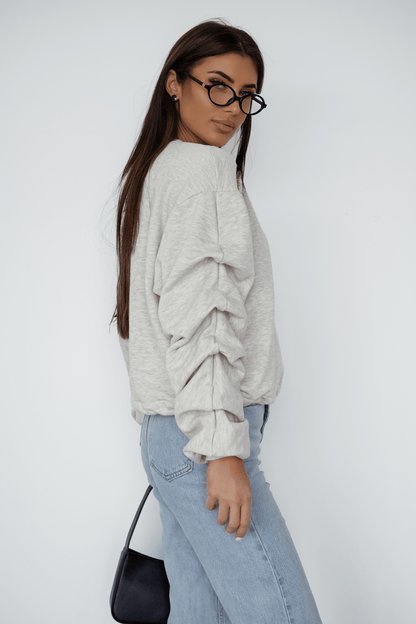 Дамски блуза REMY etro - меланж беж LaBalancia Roberto Fashion Store Set 5907378520770 UNI