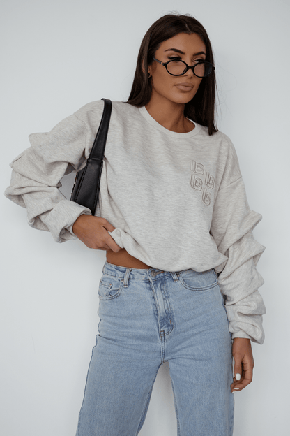 Дамски блуза REMY etro - меланж беж LaBalancia Roberto Fashion Store Set 5907378520770 UNI