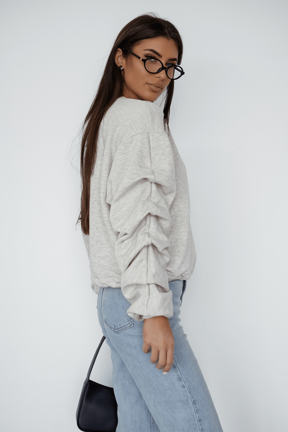 Дамски блуза REMY etro - меланж беж LaBalancia Roberto Fashion Store Set 5907378520770 UNI